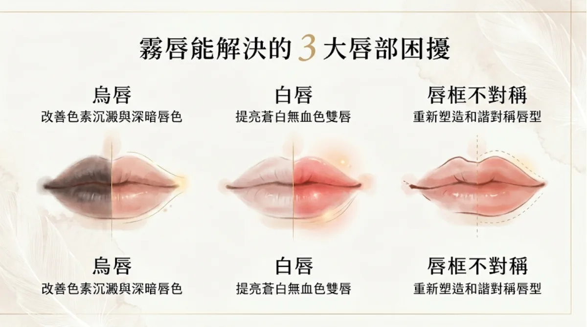 紋唇的常見唇部困擾